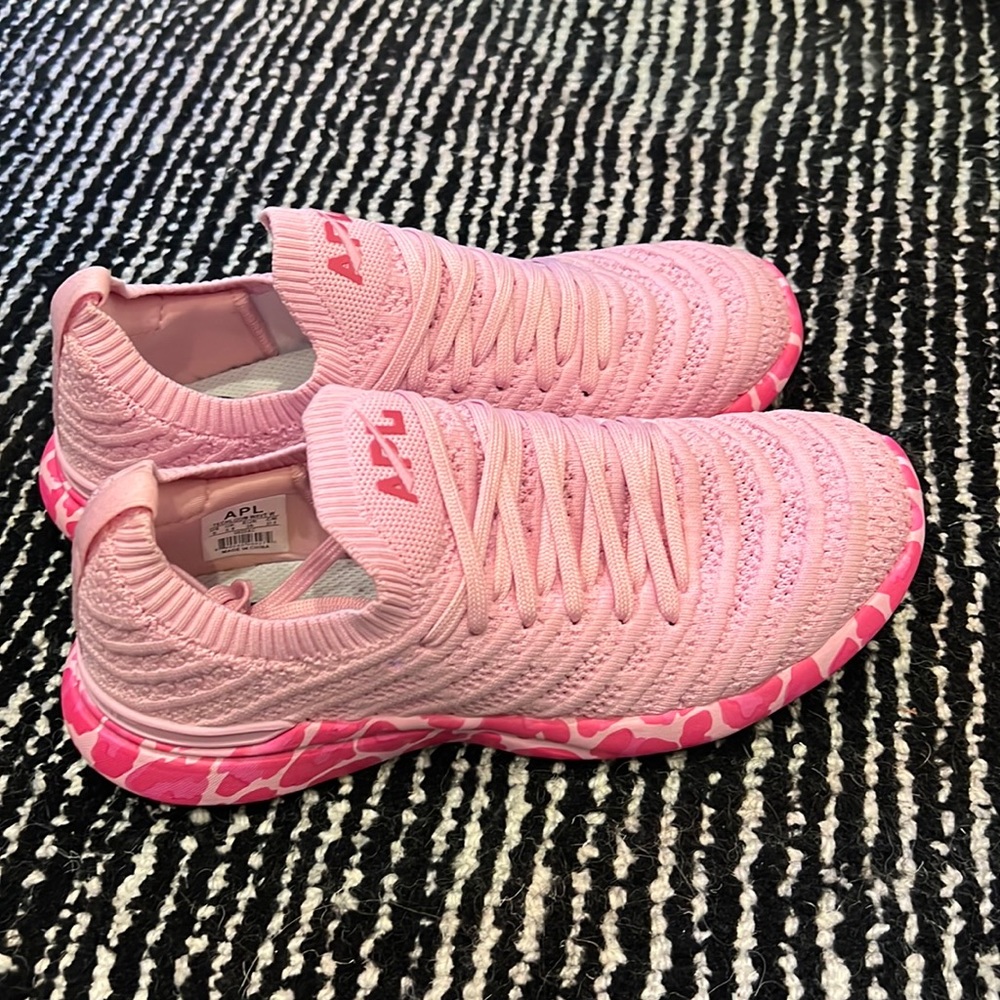 Pink Zebra APL athletic shoes